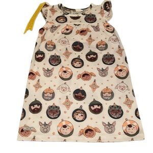 Holy Pals Nativity Nightgown Christmas Christian Size 2-3 Polyester Ruffles